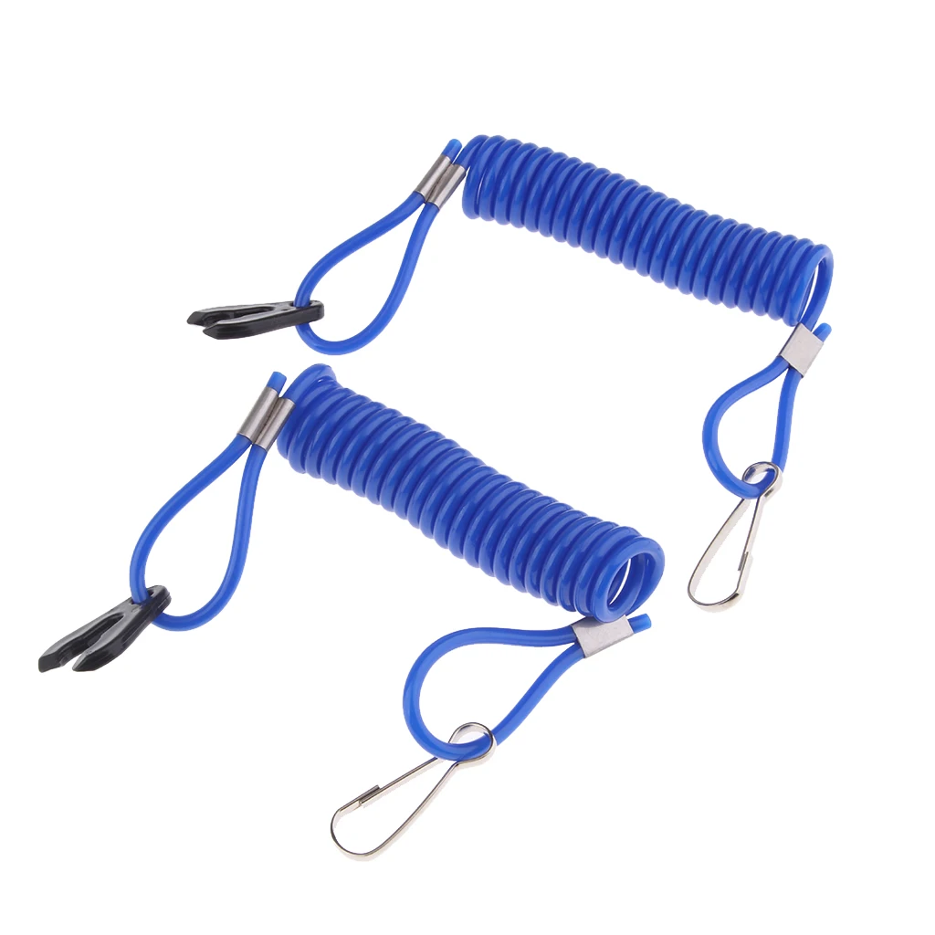 

2 x Kill Switch with Lanyard for Yamaha VX110 FX HO GP1300 FZS FZR Waverunner VXR 650 700 760 Blue