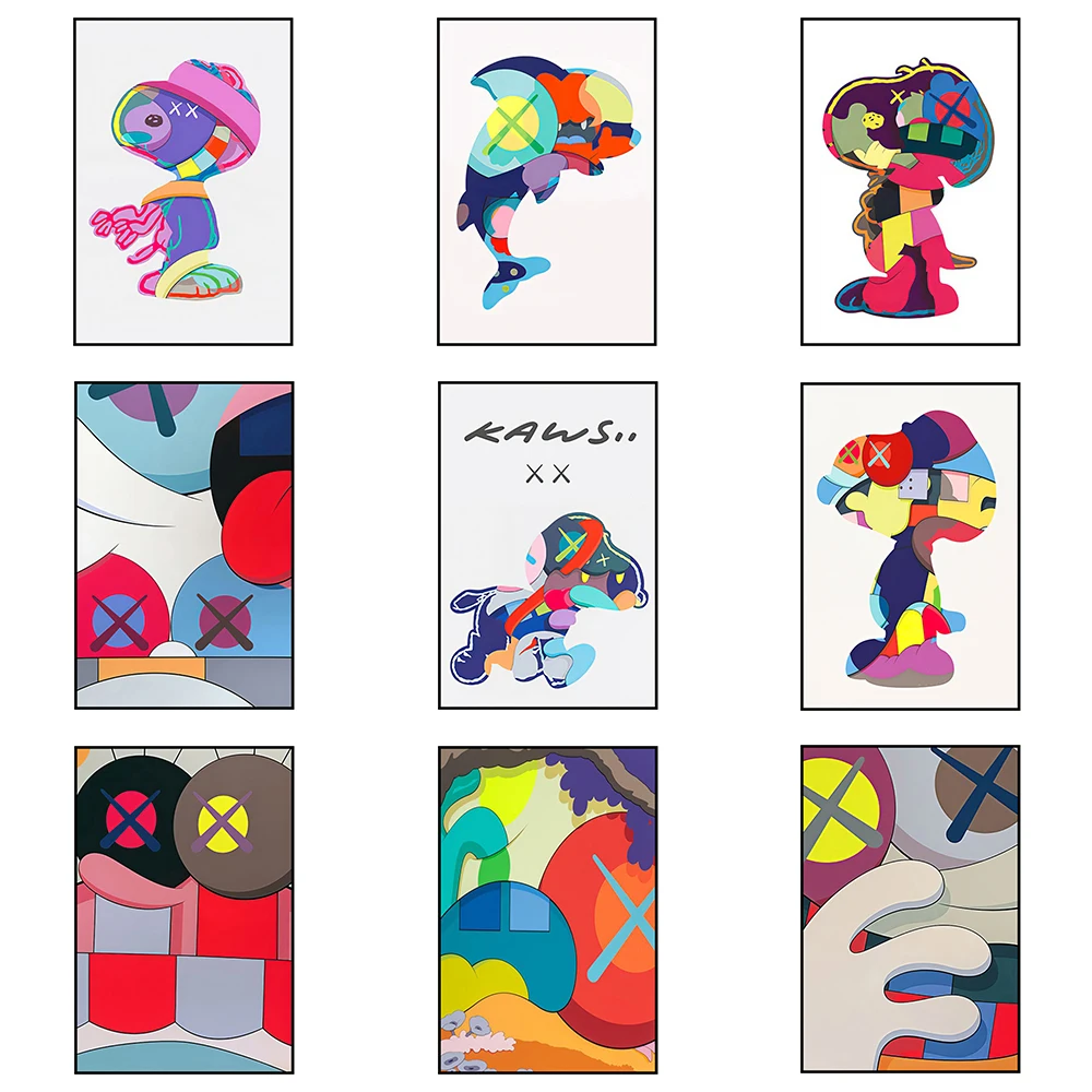 

Personalise Original Anime Canvas Painting Cartoon Graffiti Art Animal Poster And Print Abstract Wall Art Home Decoration Gifts
