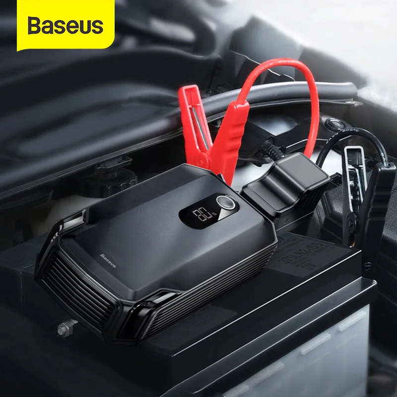 Автомобильное пусковое устройство Baseus 20000 мАч, внешний аккумулятор а 12 В, портативное зарядное устройство, автомобильный аварийный бустер, пусковое устройство, пусковой старт