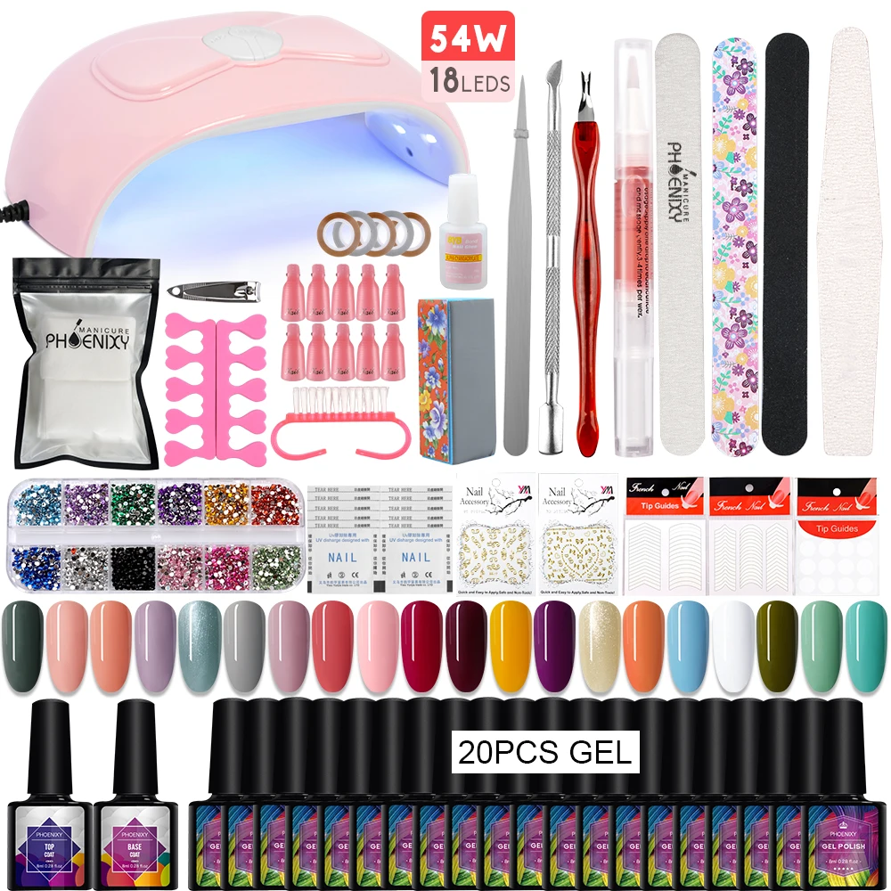 Зеркальный Полупостоянный лак для ногтей зеркальные УФ-лампы гелевые Лаки 20 шт.