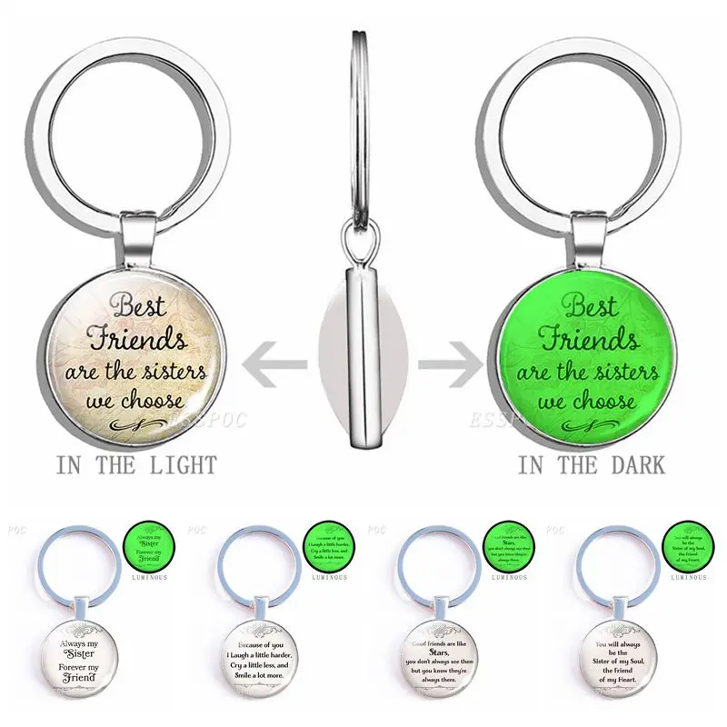 Светящийся двухсторонний металлический брелок для ключей|Брелоки| |