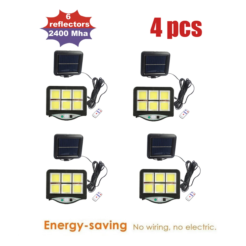 

Уличные Настенные светильники на солнечной батарее, водонепроницаемый светильник с датчиком движения для сада и помещений, охранная лампа ...