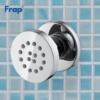 frap bathroom accessories fixture wall mounted shower head accessories chrome brass bathroom round shape shower mixer tap y019