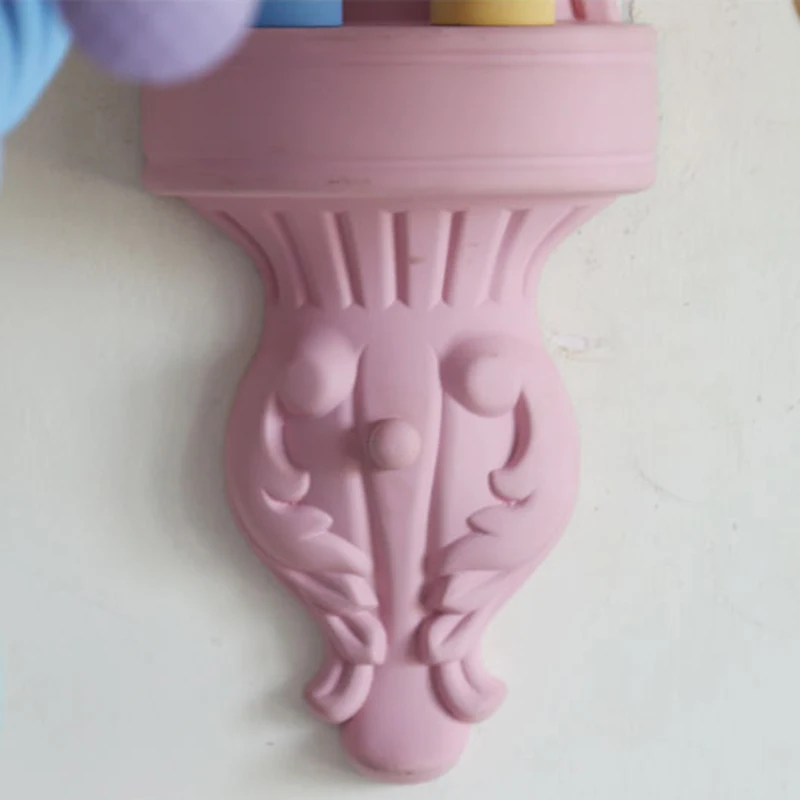 Креативные Разноцветные Украшения для детской комнаты макарон светодиодное