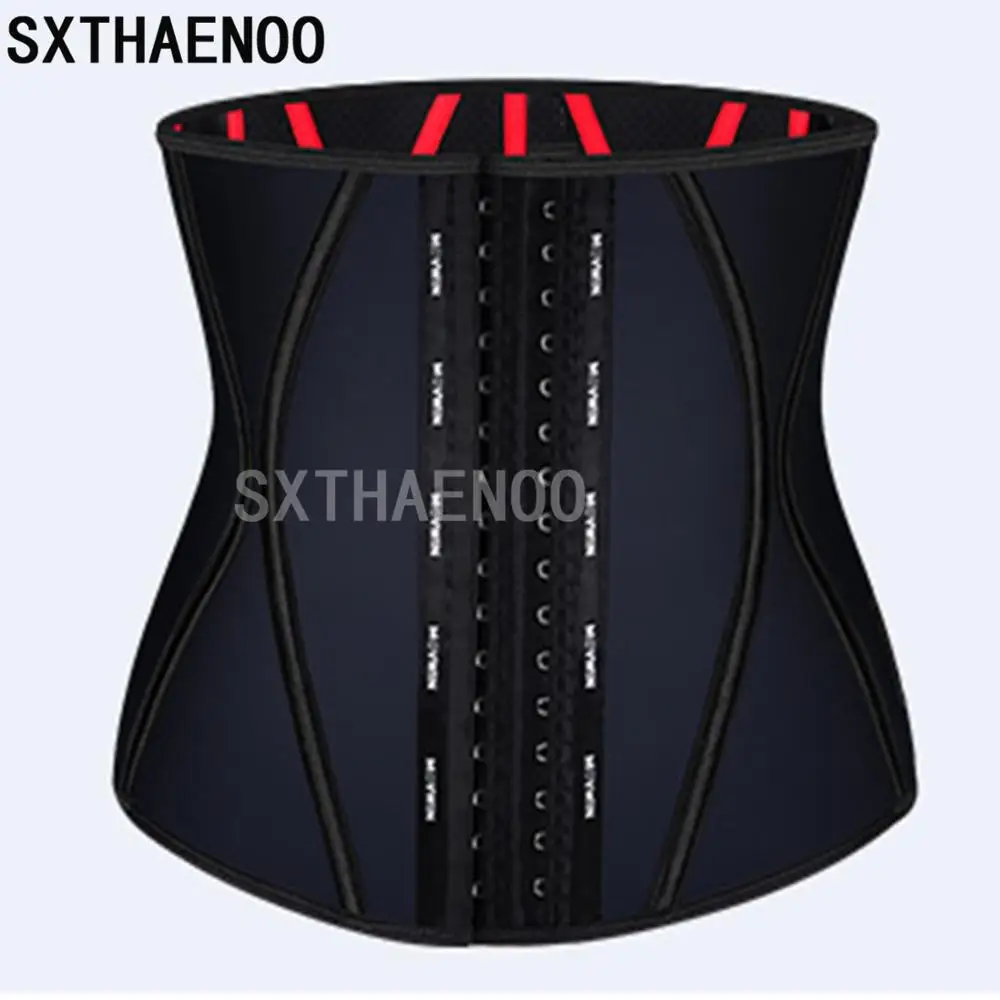 Поясной тренировочный пояс Термопот корсет для талии моделирующий живота и тела