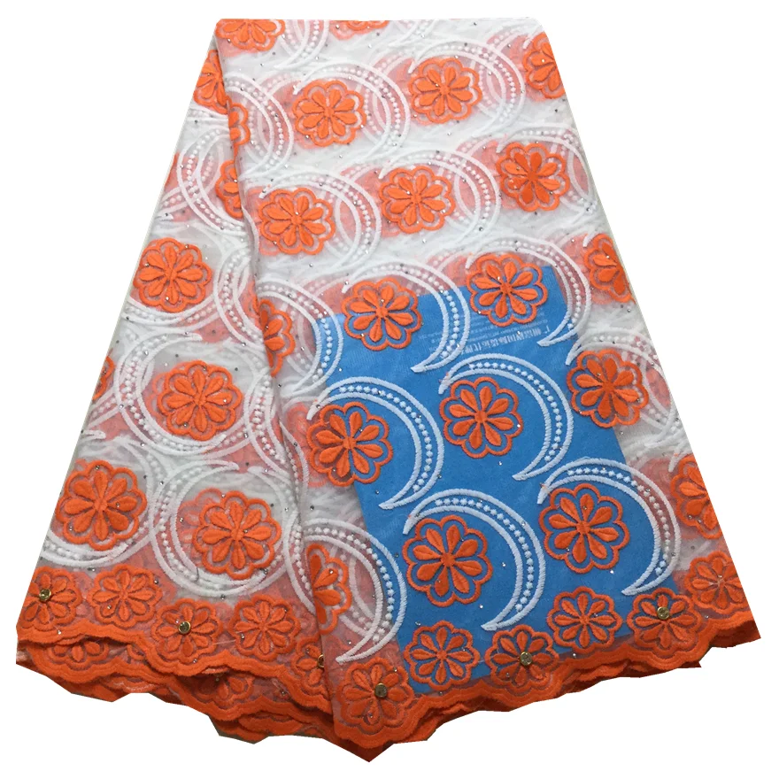 

Nigerian Laces Fabrics 2019 High Quality African Milk Silk Laces Fabric For Wedding Dress French Voile Lace Material