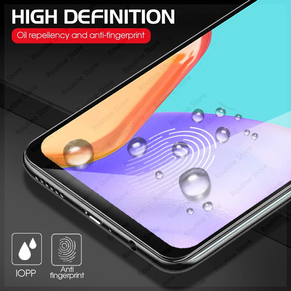

3PCS Screen Protector Film For Samsung Galaxy A52 A42 A51 A71 A50 A70 A21S Full Cover Glass For Samsung A91 A81 A41 A31 A21 Film