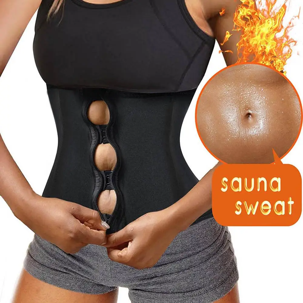 Женский неопреновый корсет на молнии с крючками | Женская одежда