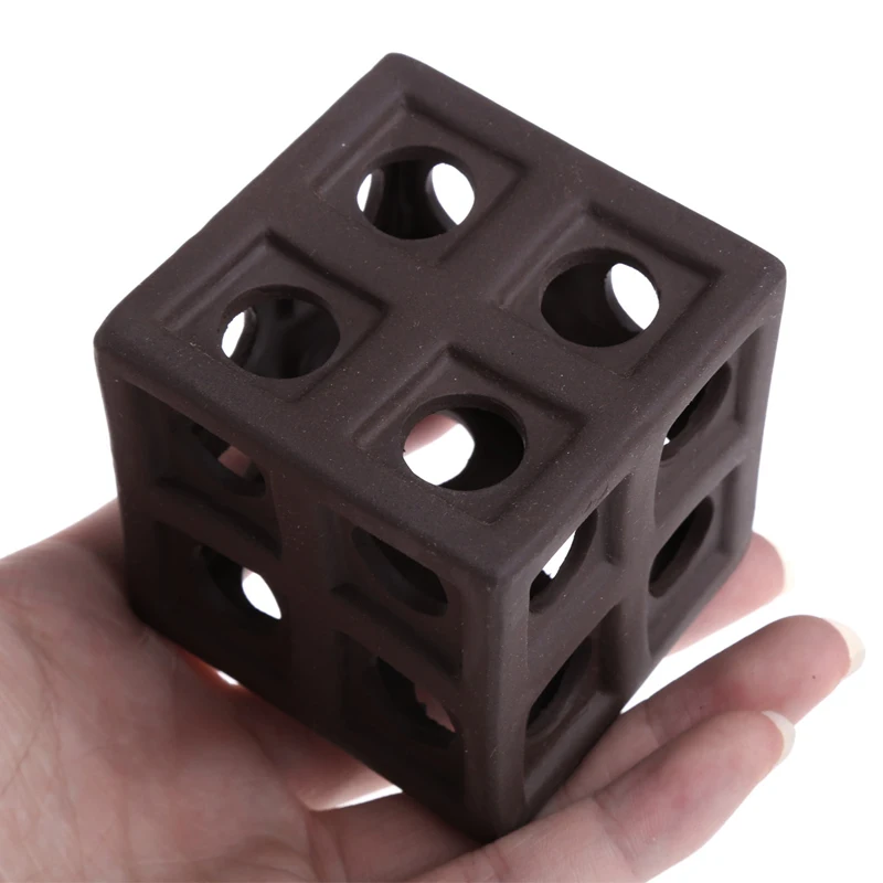 

Ceramic Hiding Cave Fish Shrimp Crab Shelter Breeding For Aquarium Fish Tank New K3NA