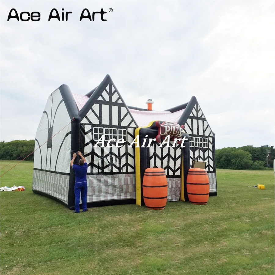 

Custom Oxford Fabric Giant Inflatable Pub Bar Tent Irish Pub with Free Air Blower for Outdoor Party Events