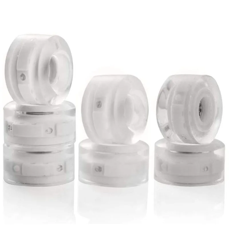 

Колеса для скейта светсветильник 8 шт. в упаковке-колеса для скейтборда с двойным рядом коньков и скейтборда 32 мм x 58 мм (колеса белые)