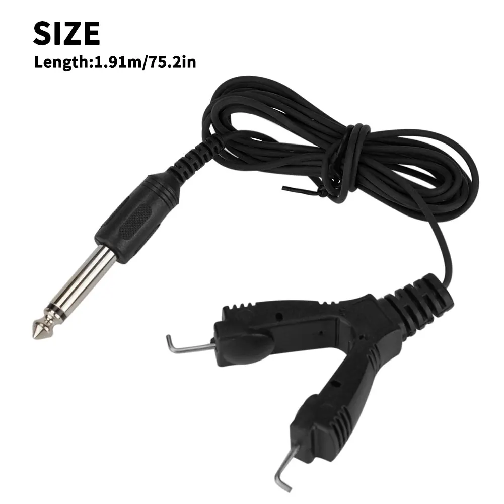 

Tattoo Power Supply Silicone Tattoo Clip Cord 1.91m Wire Cable Machine Accessories Handmade Tattoo RCA Cord Straight Tattoo Red