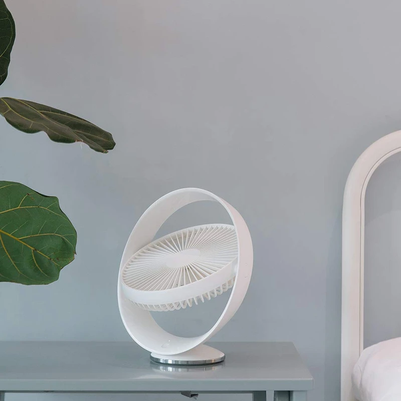 Desk Fan Rechargeable Lithium Battery Operated 3 Speeds and Quiet Operation 160 Degree Rotation Up Down Usb Table St | Бытовая техника