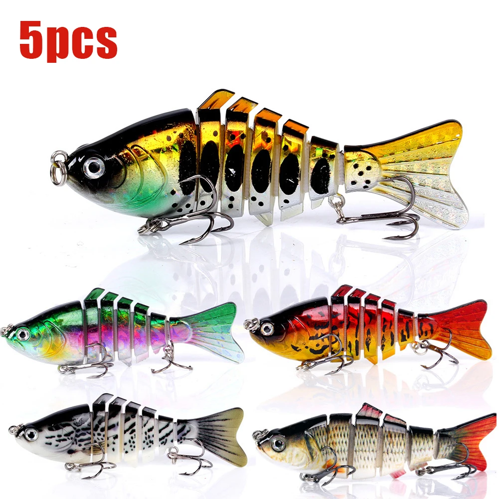 10 см 5 шт. бионические приманки для плавания и многосоставные искусственные