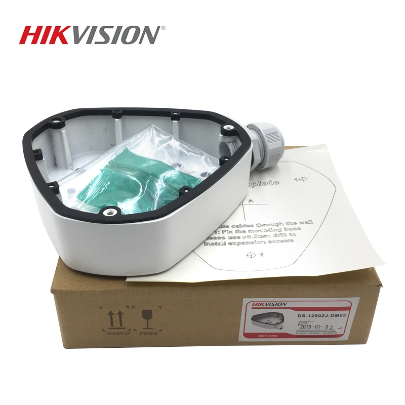 HIKVISION DS-1280ZJ-DM25 CB-FE трубопровод база для рыбий глаз камера для DS-2CD6362F-IVS DS-2CD6332F-IVS алюминиевый сплав Hik белый