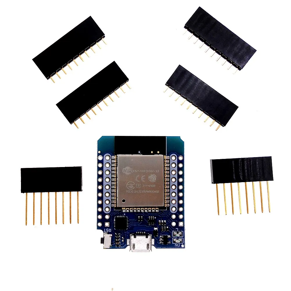 Для Wemos MINI D1 ESP32 ESP-32S беспроводной WiFi + Bluetooth для Mini Esp8266 CP2102 модуль с контактами |