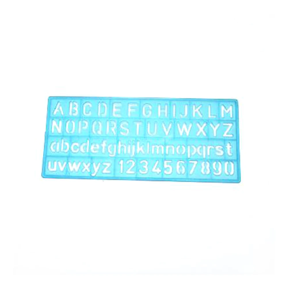 4 шт./компл. ремесло направляющие гибкие рисунок декоративные цифры буквы