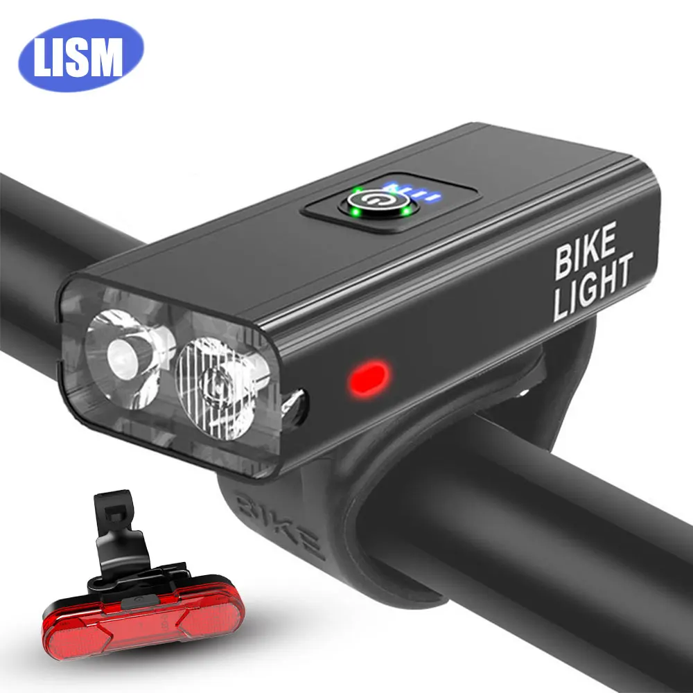 

2023 2400 Mah Bicycle Light 6 Modes USB Bike Lights IPX6 1500LM Power Display MTB Mountain Road Bike Front Lamp Cycling