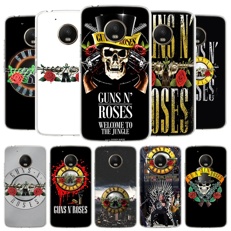 Чехол Guns n roses Good Time для телефона Motorola Moto G8 G7 G6 G5S G5 E4 Plus G4 E5 E6 Play Power One Action EU Gift
