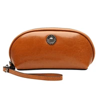 clutch bag female 2021 new wallet cowhide mobile phone zipper bag leather coin purse wrist bag fashionable ladies clutch purse