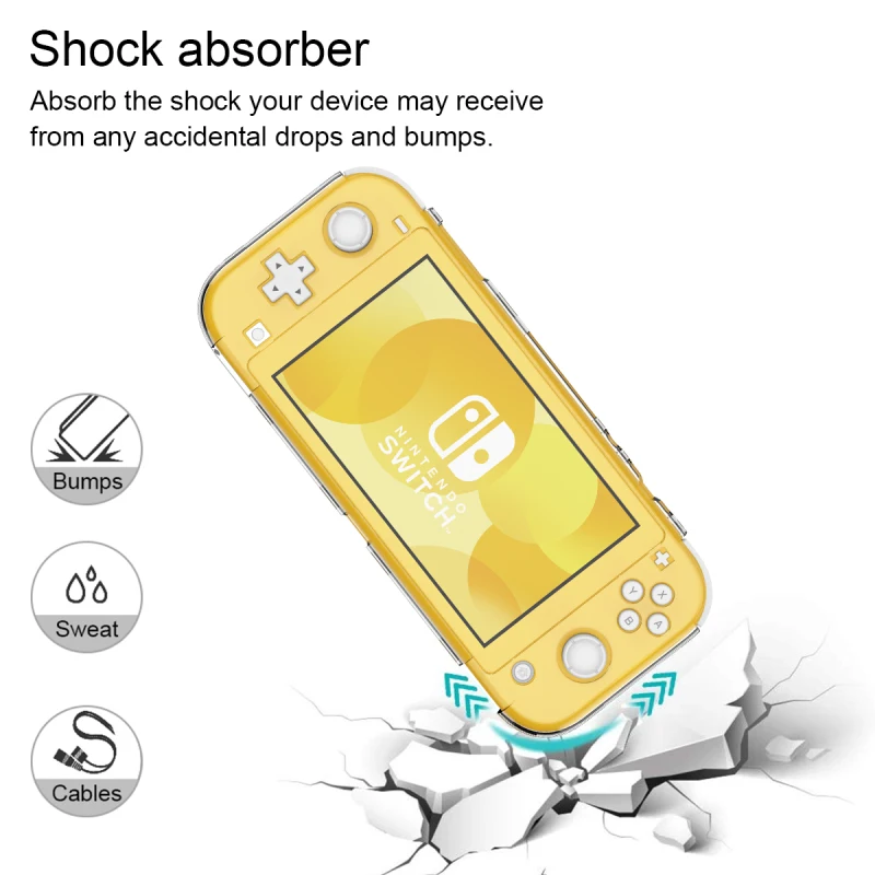 Жесткий прозрачный чехол Для Nintendo переключатель Lite крышка 360 полная защита PC