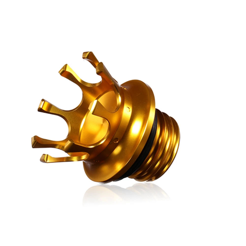 Топливный бак с вентиляцией Crown Style крышка правой резьбой газовая Крышка для Harley