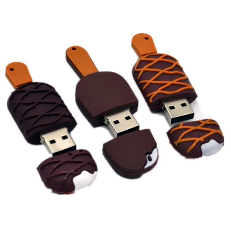 Флеш накопитель Ice Cream Chocolate 2 0 Usb флеш 32 Гб 4 ГБ 8 16 карта памяти 64 128 256 флешка|USB