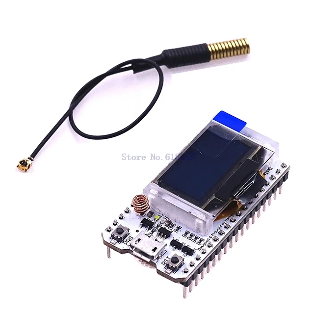 Плата для разработки Интернета A5 SX1278 LoRa ESP32 синий OLED дисплей 0 96 дюйма bluetooth Wi Fi