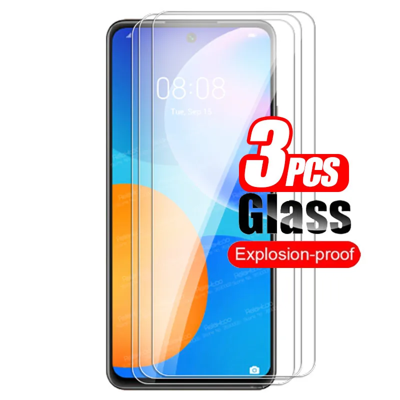 

3 шт. Защитное стекло для Huawei P Smart 2021, Защитное стекло для экрана Huawe Hauwei Psmart 2021 6,67 '', защитная пленка