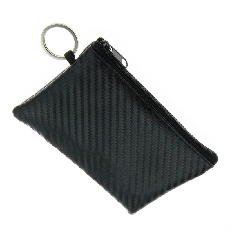 

Мини-сумка из искусственной кожи для мужчин и женщин, однотонная маленькая сумочка на молнии с монетницей, кредитницей, кармашком для мелоч...