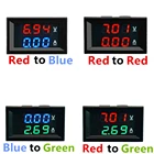 DC0-100V 10A светодиодный цифровой вольтметр Амперметр автомобильный мотоцикл измеритель напряжения тока детектор напряжения Тестер монитор панель