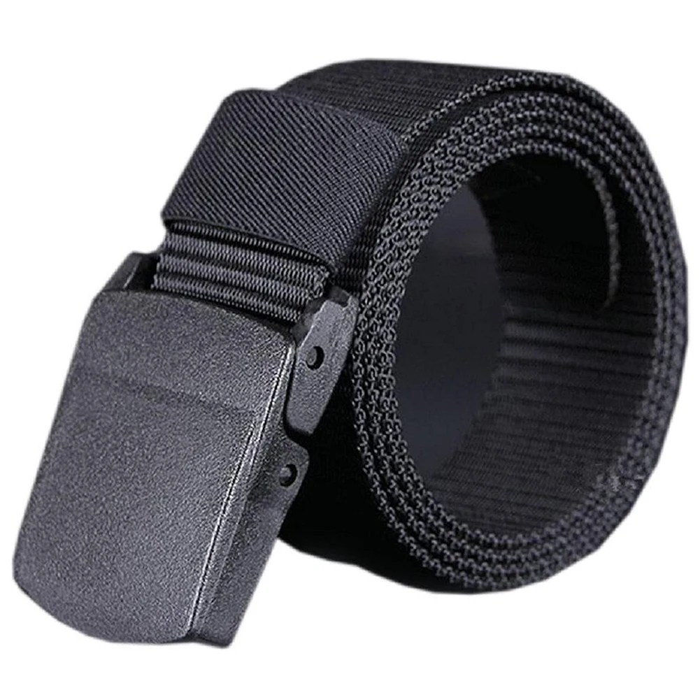 

Men Cool Canvas Fabric Webbing Durable Outdoor Camping Tactical Waist Belt