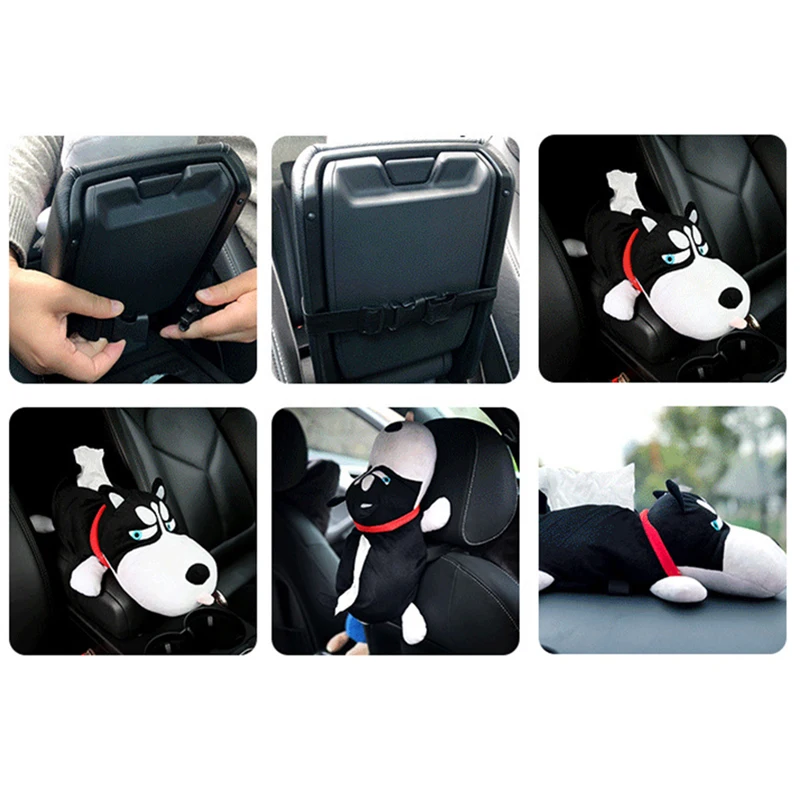 

Tissue Boxes Cover Cartoon Tissue Set Home Car Napkin Paper Container Cute Towel Bag Animal Hand Box Kitchen Store Organization