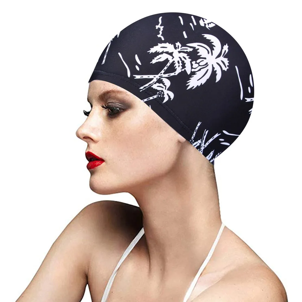 

Adult Swimming Cap Men Women High Elastic Silicone Fabric For Pool Waterproof Protect Ears Swim Hat Swimming Accessories