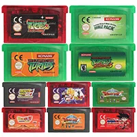 32 бит видео игровая консоль карты Drago мяч/Черепаха серии US/EU версия для Nintendo