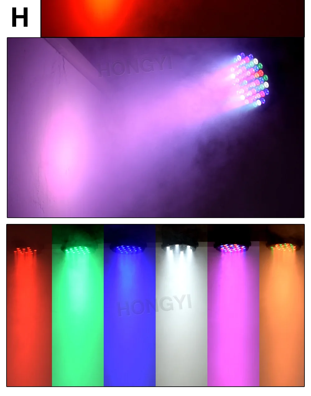 Led Par Can 54X3W RGBW для вечерние для дискотеки, клуба