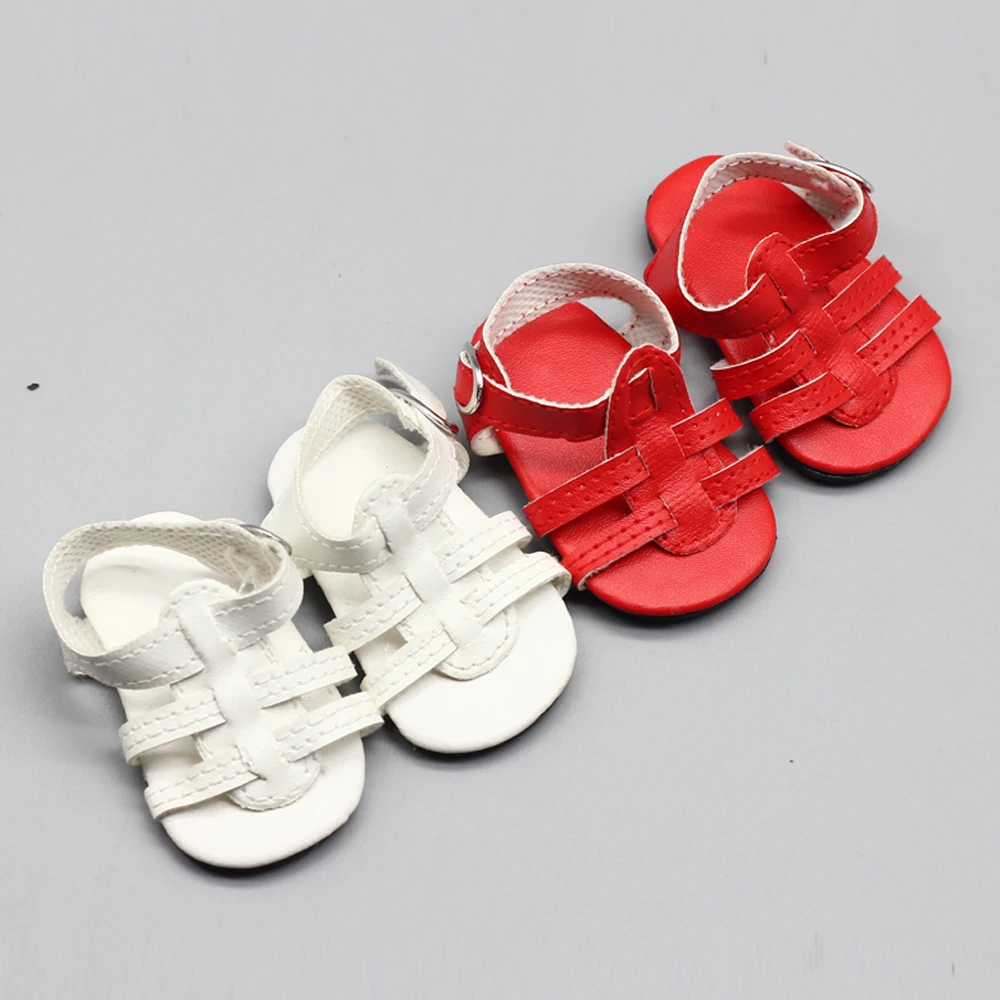 Новинка 2 цвета милые куклы 1/3 обувь сандалии для 18 дюймов девочек размер 43 см