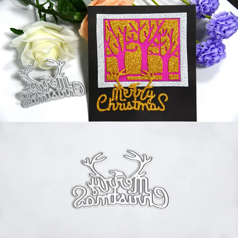 Рождество девушка/свинья металлические штампы DIY Скрапбукинг тиснение вырезание