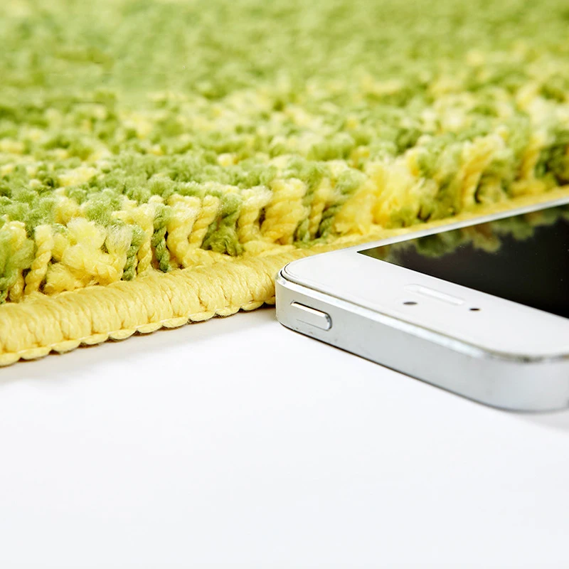 Дизайнерские Противоскользящие коврики с рисунком зеленых листьев для гостиной