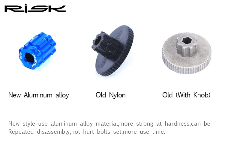 Risk Bicycle Crank Installation Tool for Remove&Install Crank Arm Adjustment Cap for Shimano HollowTech for XT Bike Repair Tools