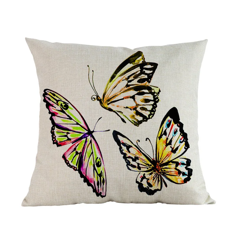 Домашний диван украшение автомобиля чехлы акварель Стиль животных красочные