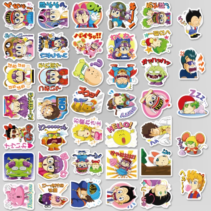 40 шт./пакет Arale мультфильм Стиль альбом скрапбукинга водонепроницаемые декоративные наклейки DIY ручной работы подарок Скрапбукинг стикер