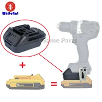 for milwaukee 20v to 18v battery adapter for makita dm18m li ion charger tool adapter bl1830 bl1850 batteries