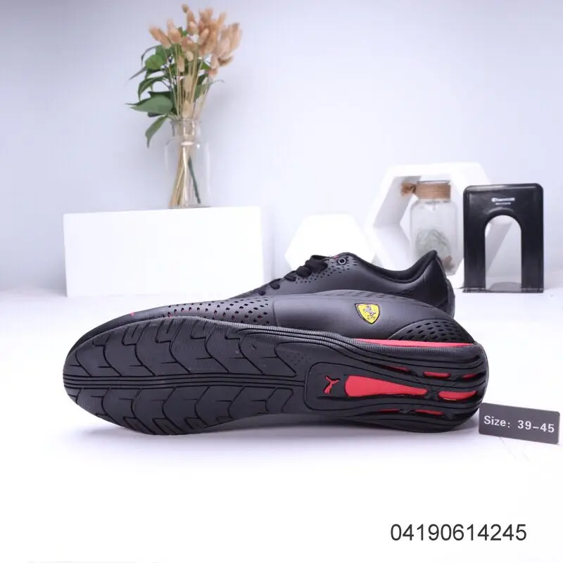 

2020 Original PUMAX Men LACE-UP Ferrarimotorcycle Racing Series Shoes SUMMER SOFT Leather Sneakers Outdoor sport Shoes