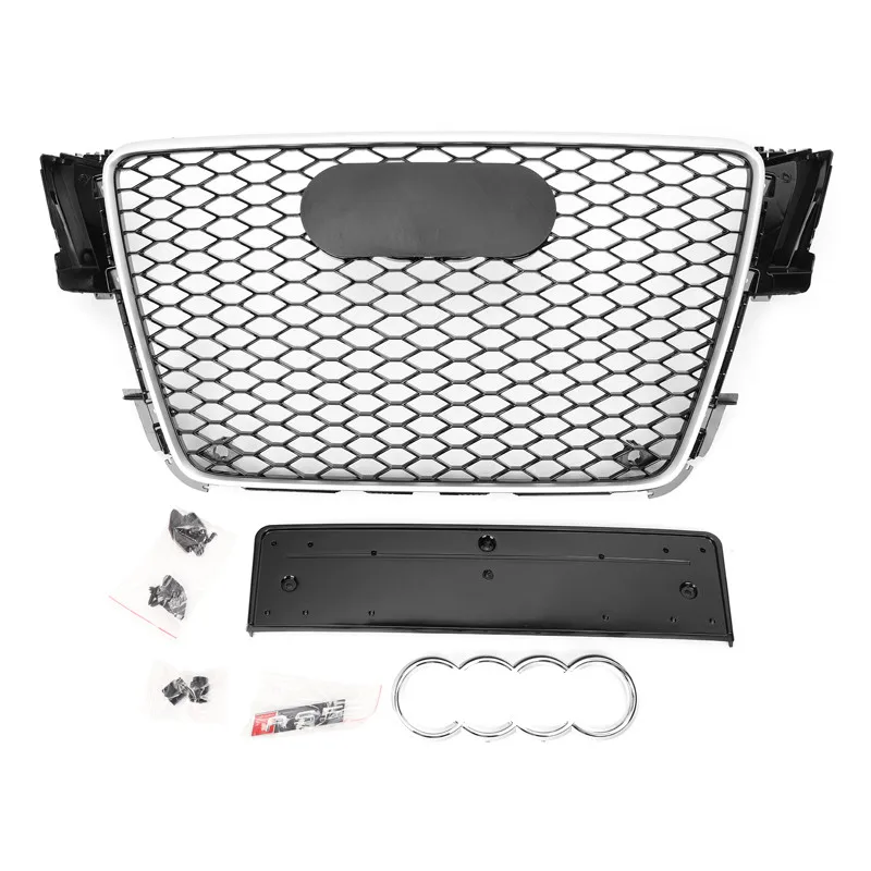 

Car Grill 2008-2011 Silver B8 A5 Grill for Audi A5 S5 RS5 Honeycomb Grill
