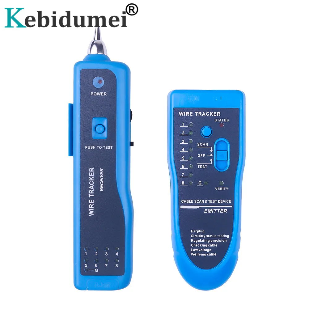 

RJ45 Cat5e Cat6 CAT6A Cable Finder RJ11 Telephone Wire Tracker Toner Ethernet LAN Network Cable Tester Detector Line Finder