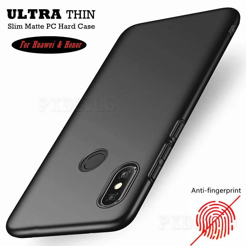 Тонкий чехол для телефона Honor 7A 7C Pro 7X 8X 8C 9X Play Huawei Nova 3 3i 5T 7i Y7a Y8p Y9S жесткий матовый