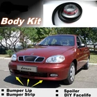 Бампер для губ NOVOVISU для FSO LanosTop Gear, магазин спойлеров для тюнинга автомобилейобвес + полоска