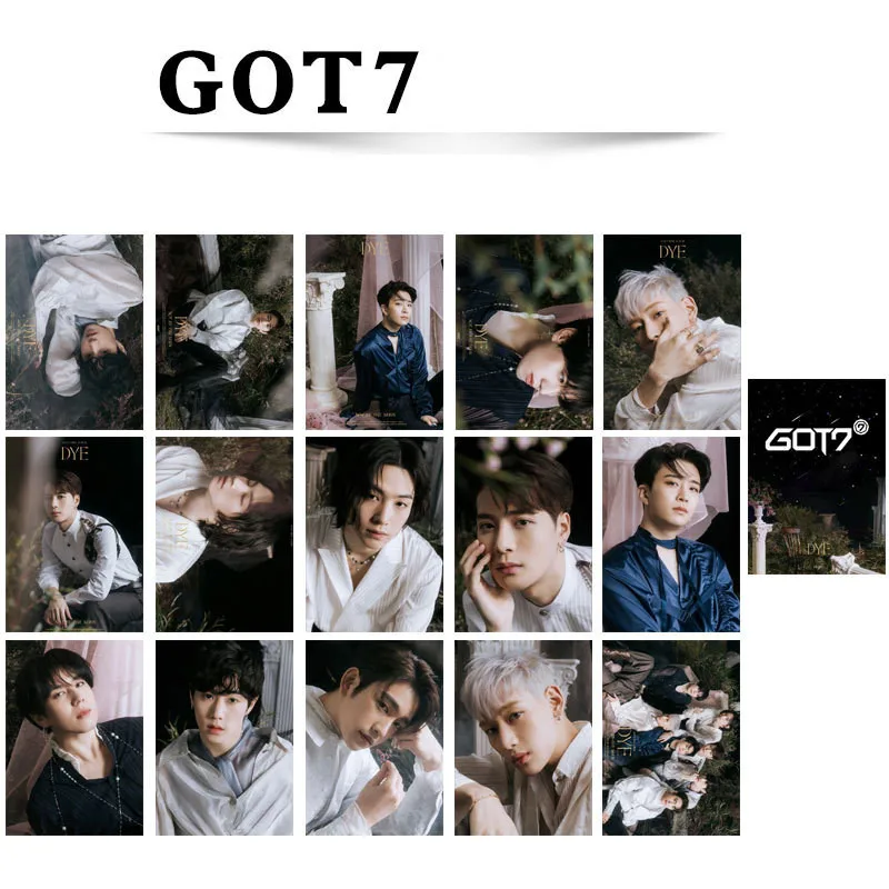15 шт./компл. GOT7 возвращает новый альбом окрашивание JB JinYoung Марк Джексон YoungJae