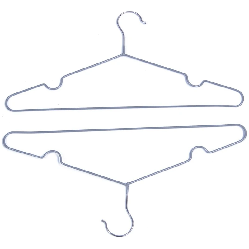

20 Pcs Heavy Duty Anti-Slip Notch Hangers & 1 Pcs Multifunctional Wooden Scarf Hanger